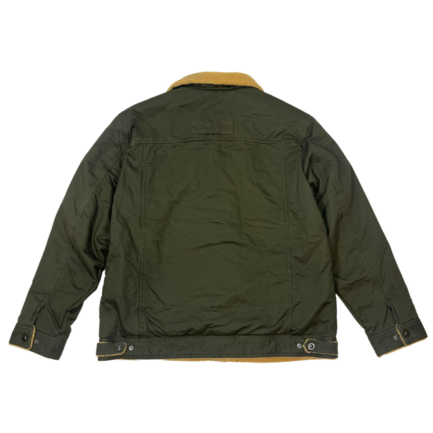 Military Green Summit Sherpa Jacket