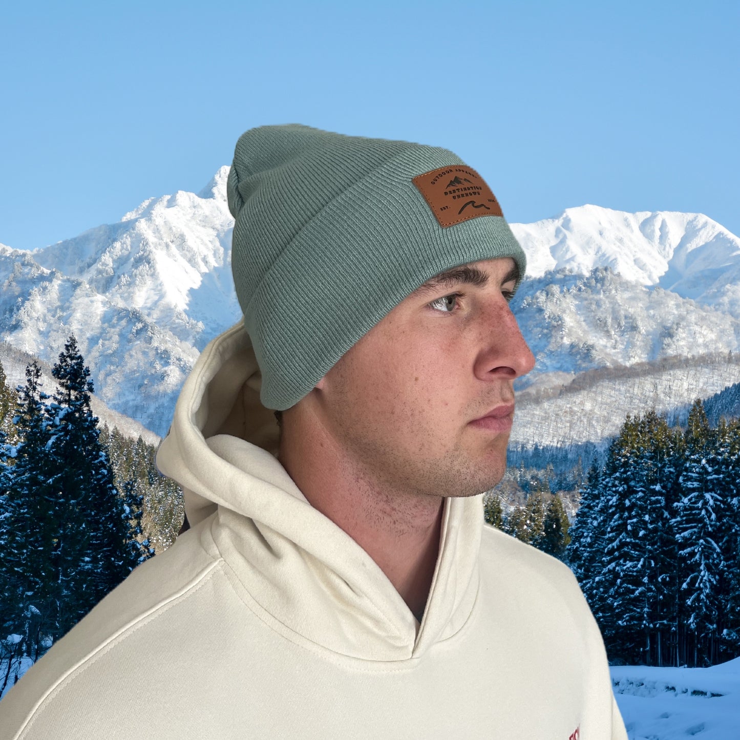 Beige TrailBlazer Beanie