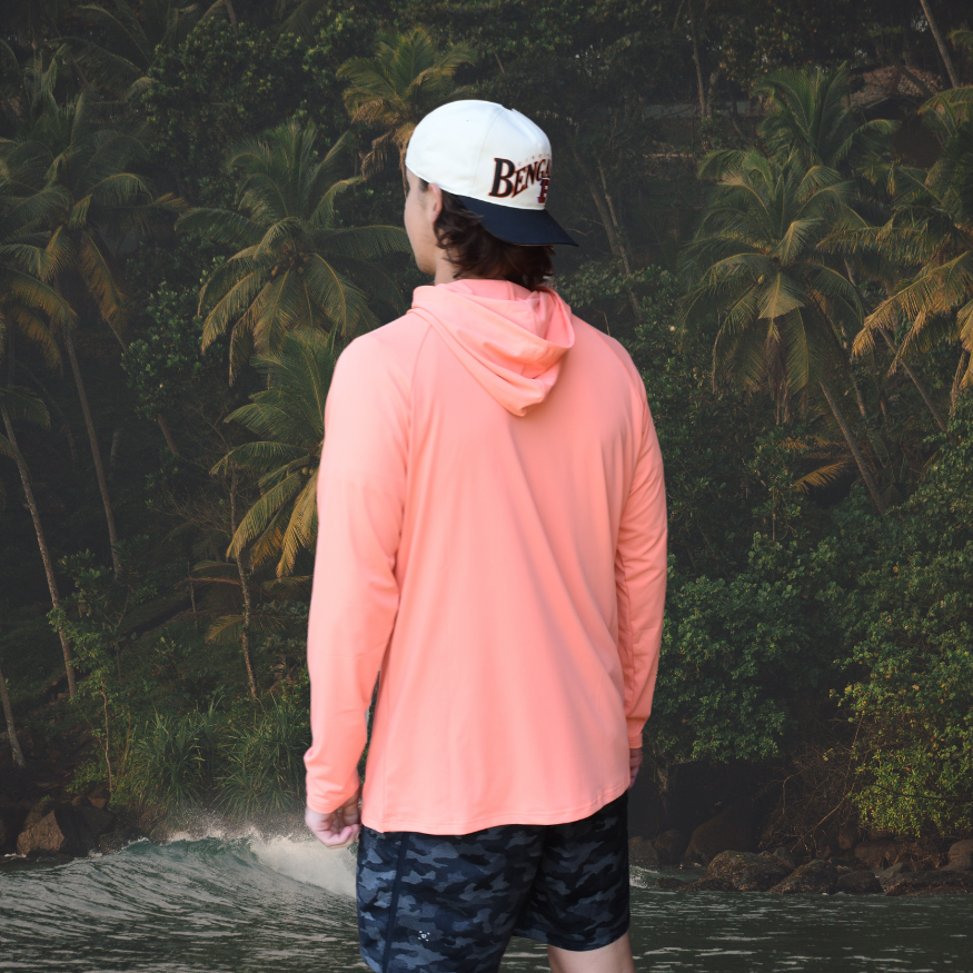 Salmon PolyPro Lightweight Hoodie