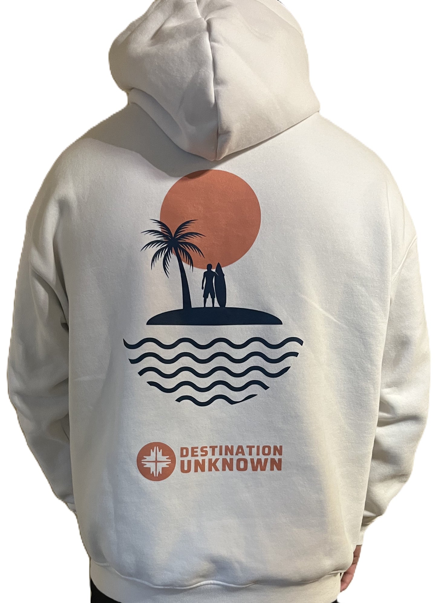 White Surf Sunset Sweatshirt