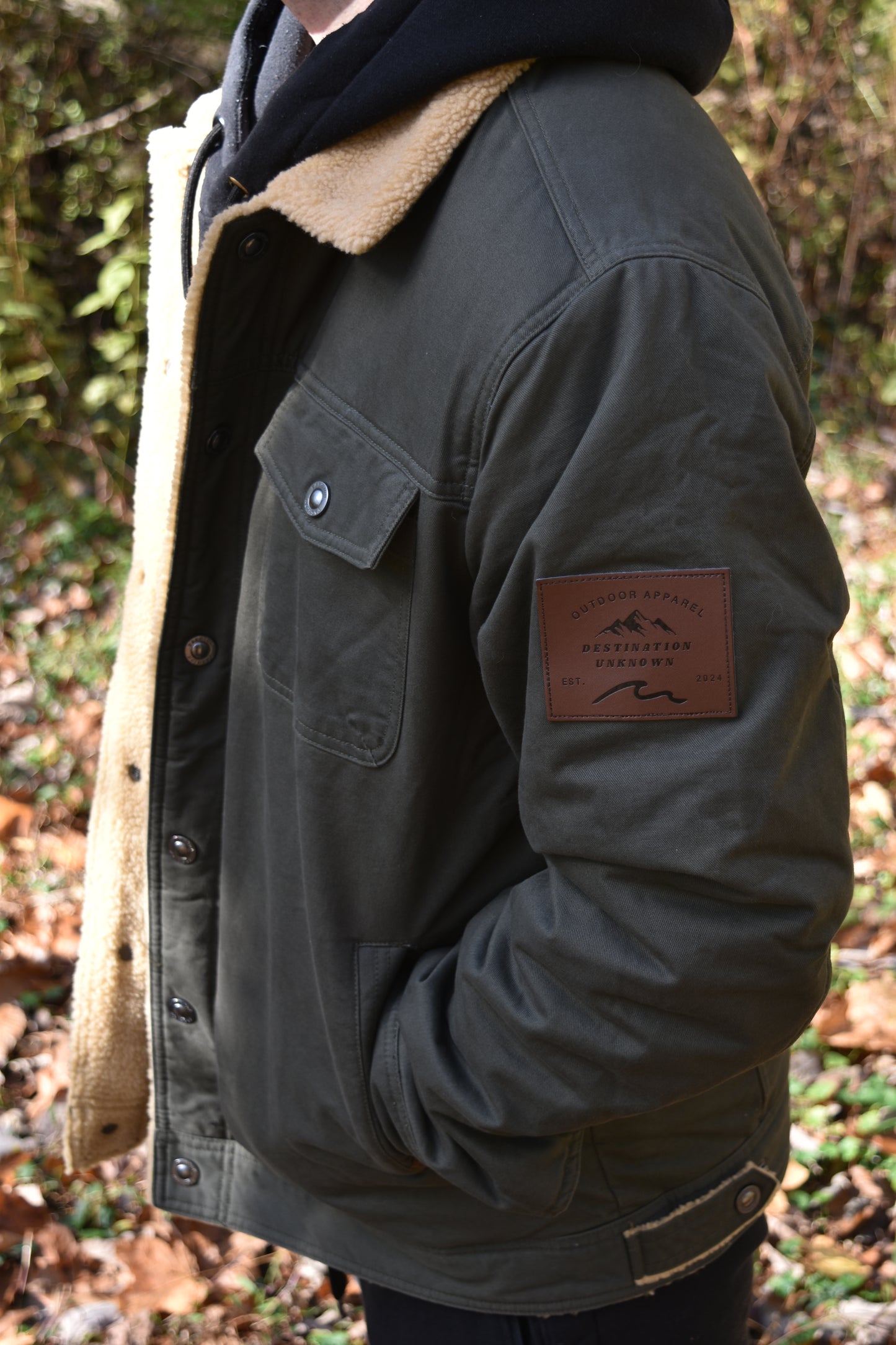 Khaki Summit Sherpa Jacket